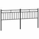  Sengegavl i metall svart 180 cm 8721012210363