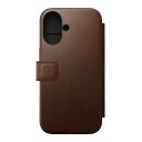 Nomad Modern Leather Folio brown - iPhone 16