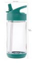 3 Sprouts Water Bottle Teal Bear