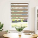  Sebragardin sandbrun 75x100 cm stoff bredde 70,9 polyester