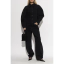 ROTATE Fitted Denim Shirt   Black   36