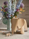 Eames Elephant Krakk Stor Kryssfiner Kastanje