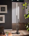Eglo Fraioli-Z gulvlampe i børstet stål RGB + TW Zigbee Bluetooth
