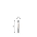 Louis Poulsen - Flindt Garden Short LED 2700K Aluminium m/spyd