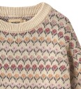 Wheat Genser   Strikk   Harlow   Offwhite   Wheat   4 år (104)   Genser Beige Brun Rosa