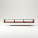 Decotique Vogue Salongbord 45x165 cm Valnøtt / Hvit