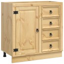  Kabinett med skuff Honning 80 x 46 x 81,5 cm Massiv furu