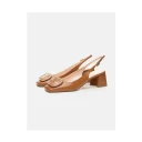 Poche Paris Dame Sko Brun 40 EU,