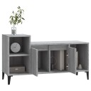 vidaXL TV-benk grå sonoma 100x35x55 cm konstruert tre
