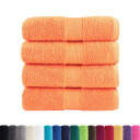  Premium vaskehåndklær SOLUND 4 stk oransje 30x30 cm 600 gsm