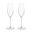 Holmegaard Cabernet Lines champagneglass 29 cl 2-pakning Klar
