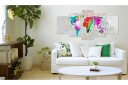 Bilde Colourful Planet 100x50 Artgeist sp. z o. o.