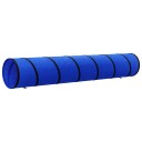 vidaXL Hundetunnel blå Ø 50x300 cm polyester