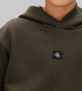 Calvin Klein Hettegenser - Monolog - Gjerdesmutte Green - Calvin Klein - 10 år (140) - Hettegenser - Armygrønn