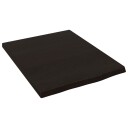 Benkeplate til bad mørkebrun 40x50x2 cm behandlet heltre
