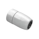 Porselenssokkel E14 M10 glatt