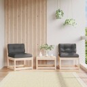  Hagesofaer med puter 2 stk heltre furu 844704