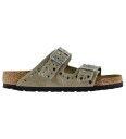 Birkenstock Sandaler Arizona Revet Taupe Birkenstock 39 Sandals Beige