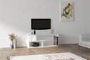 Rinorea Tv-benk 100x40 cm - Hvit
