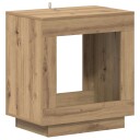 vidaXL Sidetabell Artisan eik 60 x 40 x 65 cm Konstruert tre
