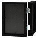 vidaXL Tofoldig fotorammekollasj svart 2x(13x18 cm)