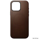 Nomad Modern Leather case brown - iPhone 16 Pro Max