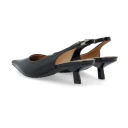 Bianco Biakristin Kitten Heel Slingback Patent - Black - 41