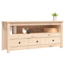 vidaXL TV-benk 114x35x52 cm heltre furu