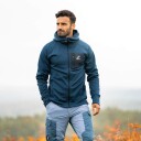 Revolutionrace Evolution Stretch Fleece Hoodie Herre Moonlit Ocean 4XL Herre Overdeler Fleece & midlayers