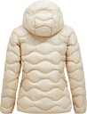 Peak Performance Helium Down Hood Jacket Dame Sand Fog M