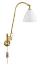 Bestlite BL6 Vegglampe Matt Hvit & Messing