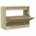  Skoskap sonoma eik 80x34x63 cm konstruert tre 8721012381971
