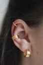 Annevera Kvist Earcuff tykk forgylt