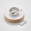 Lindby Lanira LED-taklampe av eiketre, 30cm