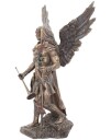 Stor Bronsefarget Erkeengel Gabriel Figur 33,5 cm