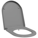  Rask Frigjøring Toalettsete Grå 46.2 X 36 4.3 Cm Duroplast