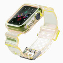 Hurtel Light silikonrem med deksel til Apple Watch 42mm Gul