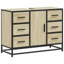  Servantskap sonoma eik 80x33x60 cm konstruert tre 8721102843396