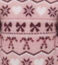 Kids Only Genser   Strikk   CookSnowflake   Rose Eleganse/Snøfnu   Kids Only   5 6 år (110 116)   Genser Bordeaux Hvit Rosa
