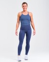 mywhy Mid Rise Tights W Stone Blue L