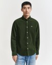 Gant Bomullscorduroy skjorte i regular fit COUNTRY GREEN XS
