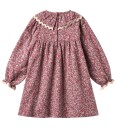 Wheat Kjole   Krage Elvira   Grape Blomster   Wheat   4 år (104)   Kjole Beige Bordeaux Grønn Hvit Rød