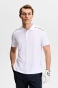 J.Lindeberg Lionel Polo Hvit Golf pologenser herre White X Large