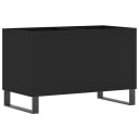  Hifi benk svart 74,5x38x48 cm konstruert tre