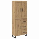  Høyskap med skuff Artisan Eik 69,5 x 34 x 180 cm Konstruert tre