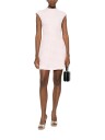 ROTATE Mesh Mini Dress Kjole Lyserosa 36
