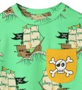 Småfolk T skjorte   Minty Green Tea m. Piratskip   Småfolk   2 3 år 92 98   T skjorte   Grønn
