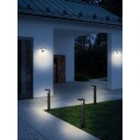 NORDLUX RICA SQUARE SOLDREVET VEGGLAMPE LED SORT