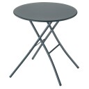 Fiam Sirio kafébord 67 cm i antrasitt stål