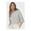 Only Genser onlSimoni 3/4 Pullover Knt Grå